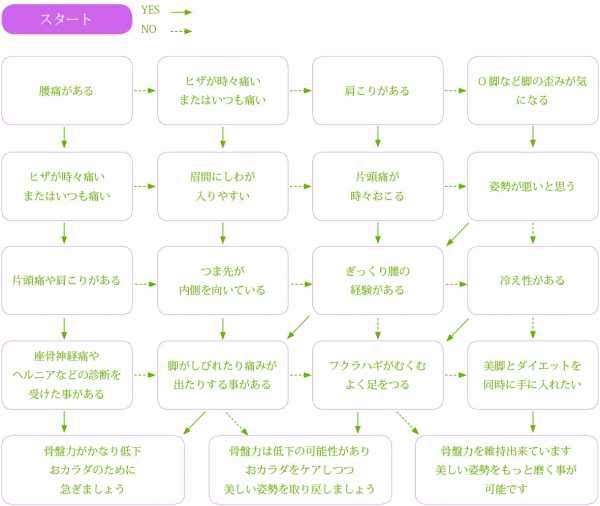 骨盤力診断 はじめての骨盤矯正 よどみなく澄みきった 真に美しい身体を取り戻す 真美体 しんびたい デザイン 澄穏su On すーおん 目黒